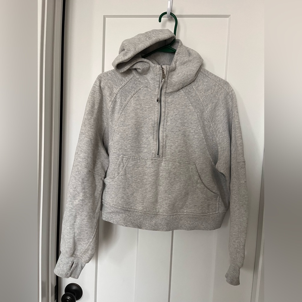 lululemon athletica Light Gray Women's Half-Zip Sweater